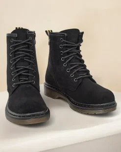 Royalfashion Botki damskie sznurowane Rullo