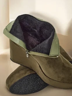 Royalfashion Botki damskie na koturnie Sieffa