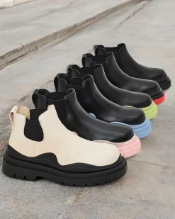 Royalfashion Botki damskie wsuwane Derri