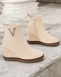 Royalfashion Botki damskie na koturnie Nerias