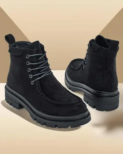 Royalfashion Botki damskie sznurowane Rullose