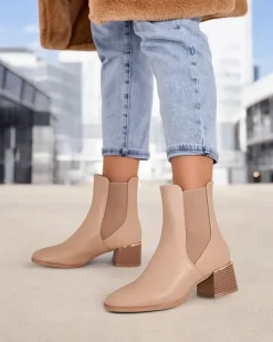 Royalfashion Botki damskie na niskim słupku Eterra