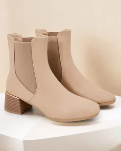 Royalfashion Botki damskie na niskim słupku Eterra