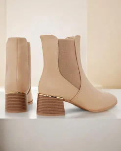 Royalfashion Botki damskie na niskim słupku Eterra