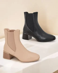 Royalfashion Botki damskie na niskim słupku Eterra