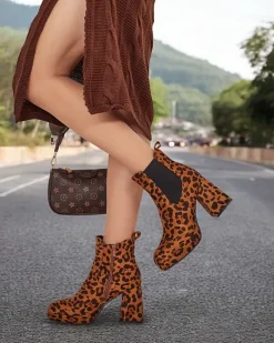 Royalfashion Botki damskie na słupku Tonia