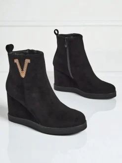 Royalfashion Botki damskie na koturnie Nerias