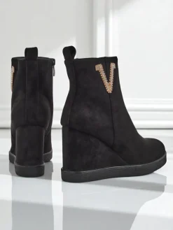 Royalfashion Botki damskie na koturnie Nerias