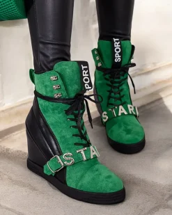 Royalfashion botki na koturnie damskie Ronii