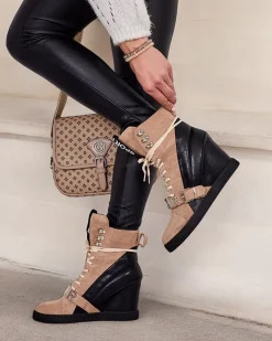 Royalfashion botki na koturnie damskie Ronii