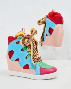 Royalfashion botki na koturnie damskie Ropon