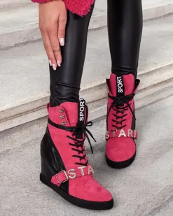 Royalfashion botki na koturnie damskie Ronii