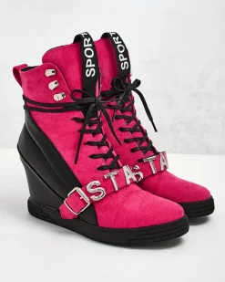 Royalfashion botki na koturnie damskie Ronii