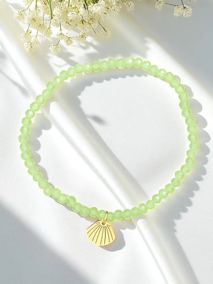 Royalfashion Bransoletka damska z zawieszką muszelki