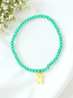 Royalfashion Bransoletka damska z zawieszką misia