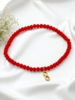 Royalfashion Bransoletka damska z zawieszką nieskończoności