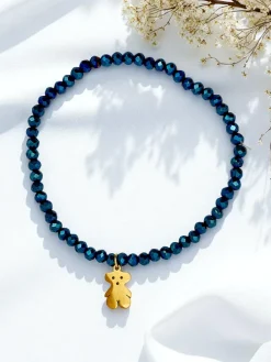 Royalfashion Bransoletka damska z zawieszką misia