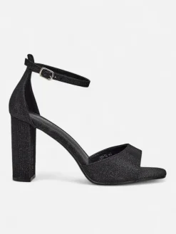 Royalfashion Brokatowe damskie sandały Roka