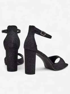 Royalfashion Brokatowe damskie sandały Roka