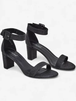 Royalfashion Brokatowe damskie sandały Montrea