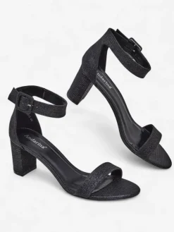 Royalfashion Brokatowe damskie sandały Montrea