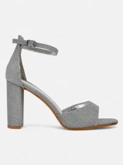 Royalfashion Brokatowe damskie sandały Roka