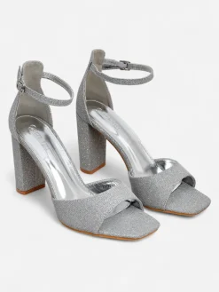 Royalfashion Brokatowe damskie sandały Roka