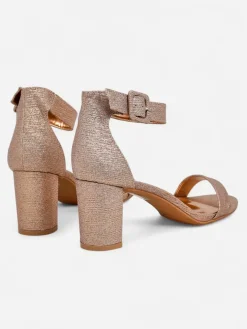 Royalfashion Brokatowe damskie sandały Montrea