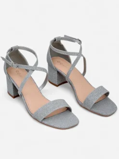 Royalfashion Brokatowe damskie sandały Rokates