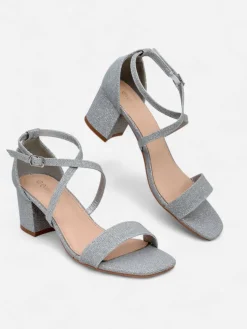 Royalfashion Brokatowe damskie sandały Rokates