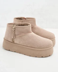 Royalfashion Buty a'la śniegowce damskie na platformie Delgadi