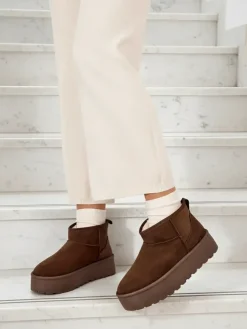 Royalfashion Buty a'la śniegowce damskie na platformie Dagodo