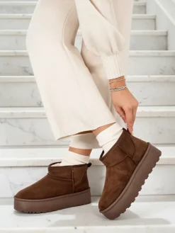 Royalfashion Buty a'la śniegowce damskie na platformie Dagodo