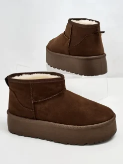 Royalfashion Buty a'la śniegowce damskie na platformie Dagodo