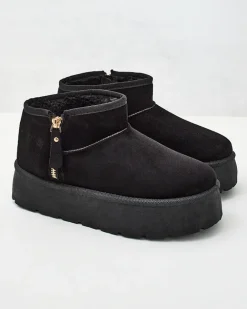 Royalfashion Buty a'la śniegowce damskie na platformie Delgadi