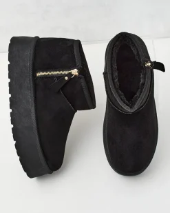 Royalfashion Buty a'la śniegowce damskie na platformie Delgadi