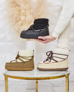 Royalfashion Buty śniegowce damskie Vimelud