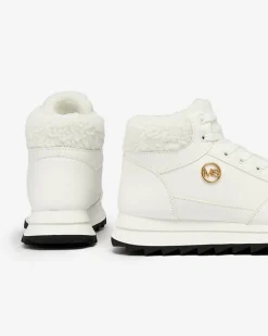Royalfashion Buty sportowe damskie z ociepleniem w kolorze białym Cerrto