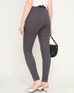 Royalfashion Ciemnoszare jeansy damskie rurki