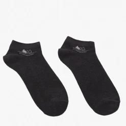 Royalfashion Ciemnoszare męskie skarpetki stopki