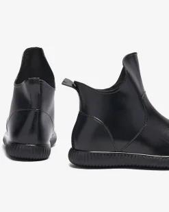 Royalfashion Czarne damskie kalosze Alcada