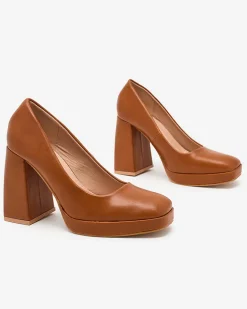 Royalfashion Czółenka damskie na wysokim słupku Cellcas