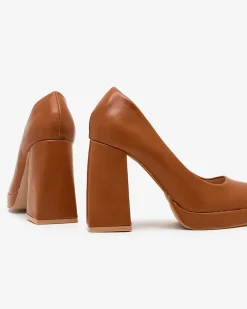 Royalfashion Czółenka damskie na wysokim słupku Cellcas