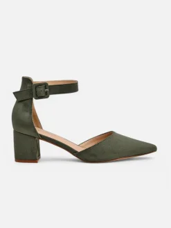 Royalfashion Czółenka damskie na niskim słupku Celle