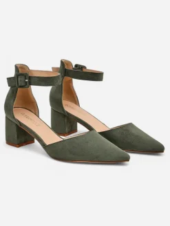 Royalfashion Czółenka damskie na niskim słupku Celle