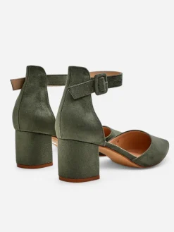 Royalfashion Czółenka damskie na niskim słupku Celle