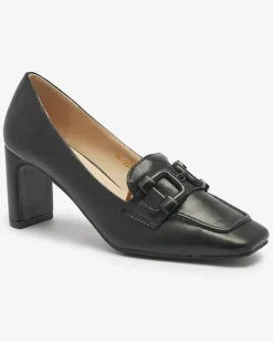 Royalfashion Czółenka damskie w kolorze czarnym Mokwell