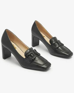 Royalfashion Czółenka damskie w kolorze czarnym Mokwell