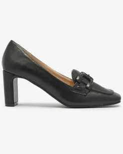 Royalfashion Czółenka damskie w kolorze czarnym Mokwell