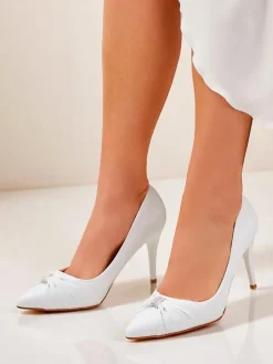 Royalfashion Czółenka damskie eko skórzane Venetia Nera